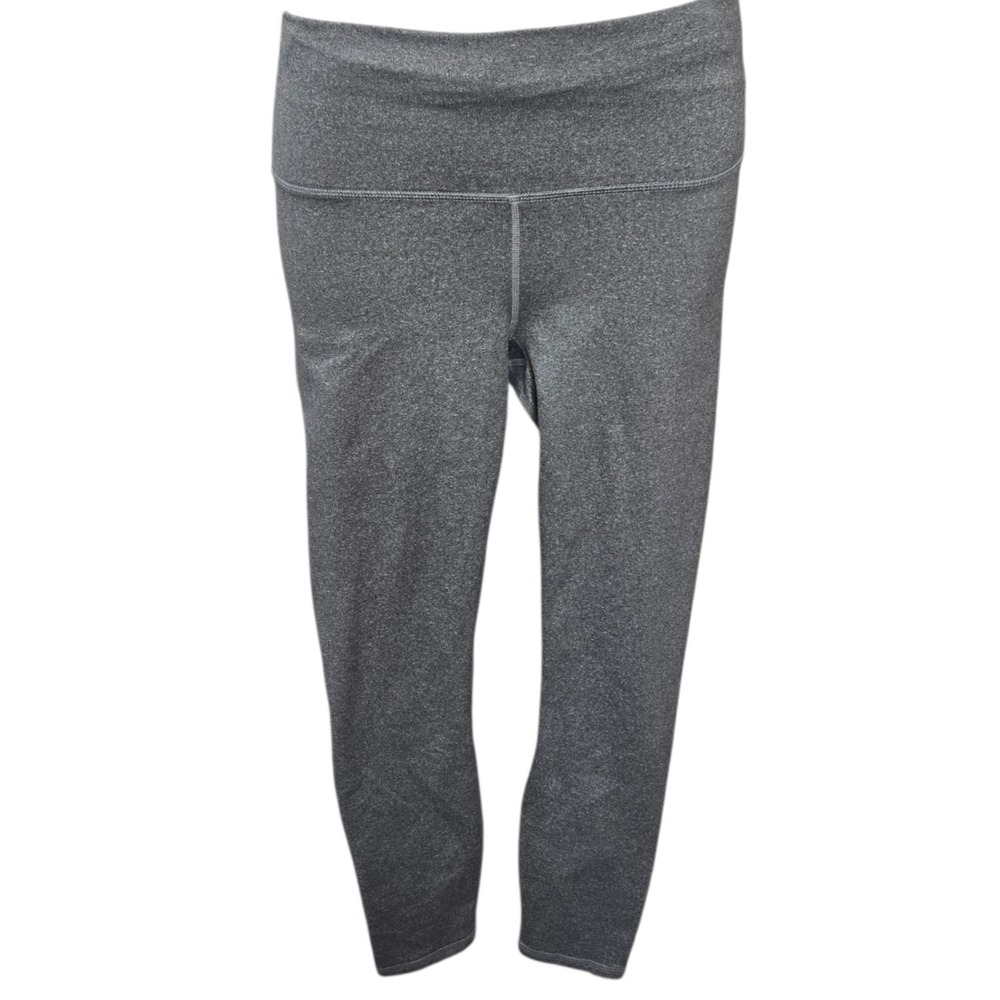 Fabletics Womens PowerHold Leggings Size XS Gray Athleisure Gym Workout UPF